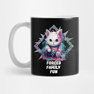 Forced Family Fun - Gamer Cat Mug